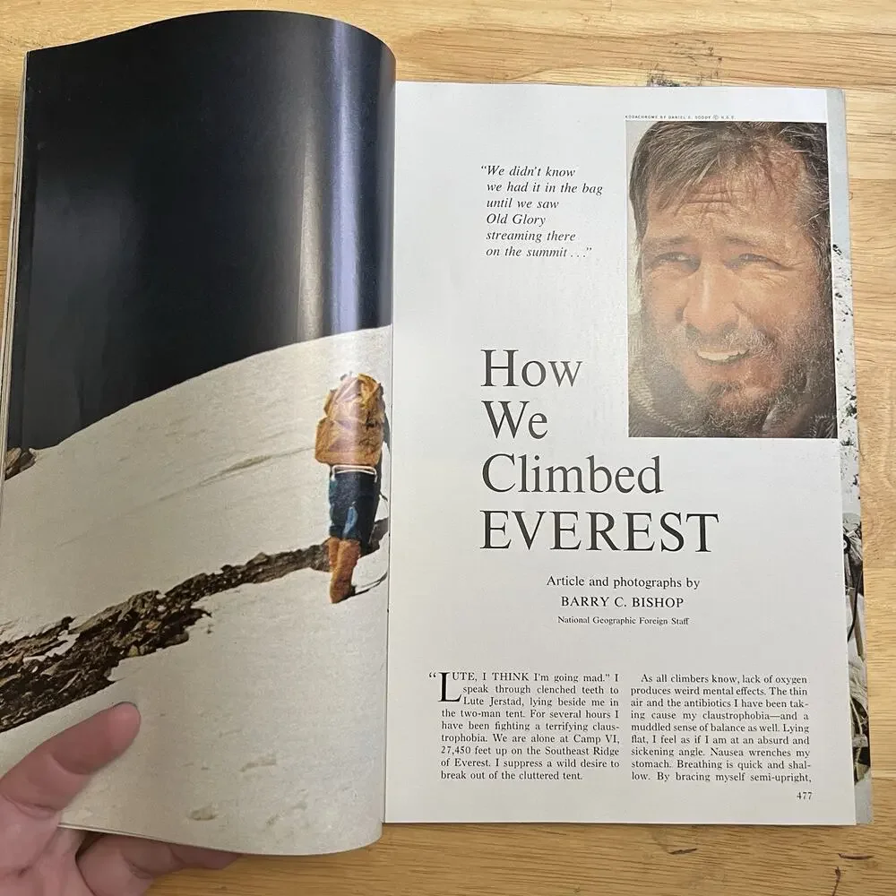 National Geographic October 1963 75th Anniversary Everest King Tut Nile Coke Ad